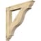 Ekena Millwork Funston Traditional Rough Sawn Bracket, Douglas Fir, 6"W x 46"D x 46"H BKT06X46X46FST01RDF - alternate 1